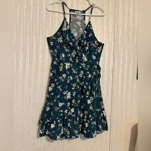 💕 (4/$15) love, Fire Teal Floral Dress
